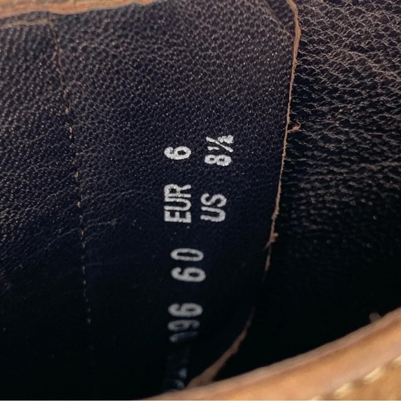 Mephisto Ankle Boots Booties Womens 8.5 Brown Leather Zip Up Fall - Picture 9 of 11